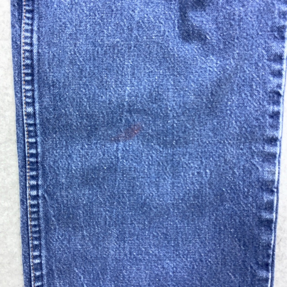 VINTAGE Wrangler Jeans Mens 40x29‎ Blue Denim Distressed Cowboy Cut Made In USA - Picture 12 of 12